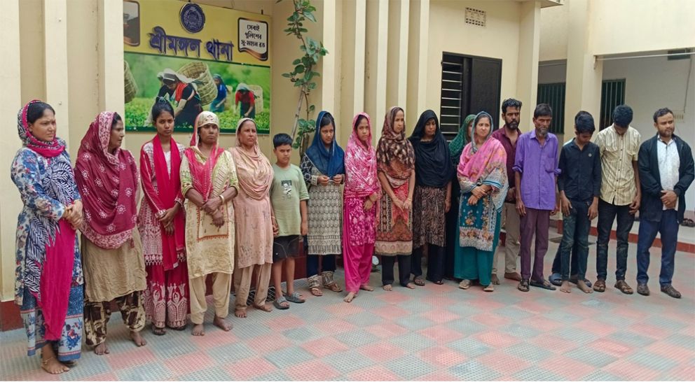 মৌলভীবাজার সীমান্ত দিয়ে ২৫ জনকে পুশইন করলো বিএসএফ