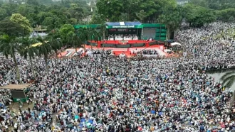 সোহরাওয়ার্দীতে জামায়াতের জাতীয় সমাবেশ চলছে