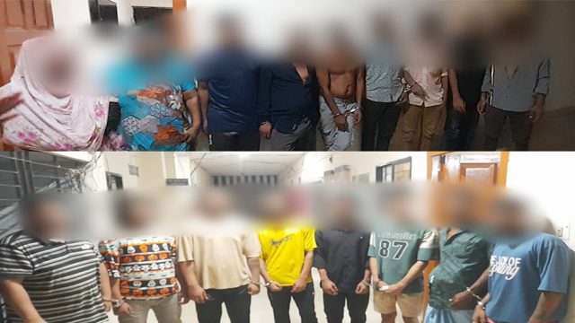 কাষ্টঘর থেকে মাদকসহ আটক ২৫ জনের পরিচয় মিলেছে