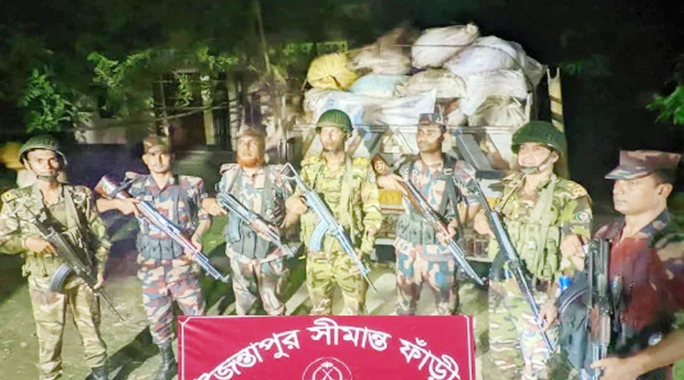 সিলেটে সেনা ও বিজিবির অভিযানে ৭০ লাখ টাকার কফি জব্দ