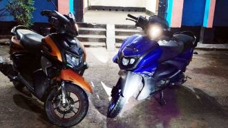 জৈন্তাপুর পুলিশের অভিযানে দুটি ভারতীয় স্কুটি আটক