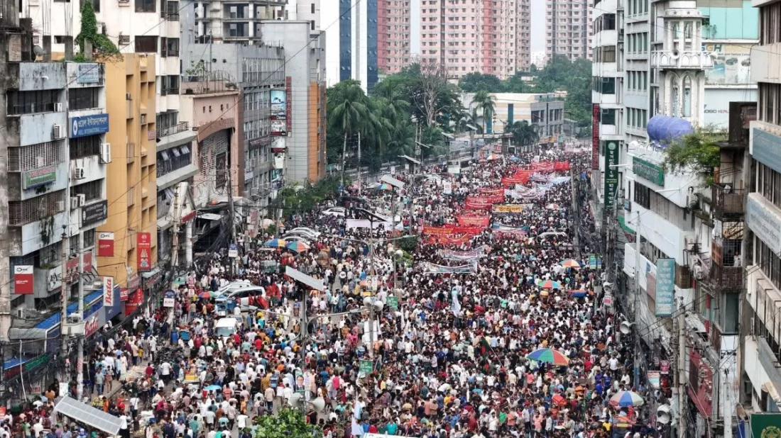 গণঅভ্যুত্থানের বর্ষপূর্তিতে বিএনপির বিজয় র‍্যালি, নয়াপল্টনে জড়ো হয়েছেন নেতাকর্মীরা