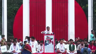 শহীদ ইমাম হাসানের ভাইয়ের বক্তব্য দিয়ে এনসিপির সমাবেশ