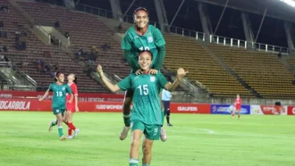 সাগরিকার জোড়া গোলে লাওসকে হারিয়ে দারুণ শুরু বাংলাদেশের মেয়েদের