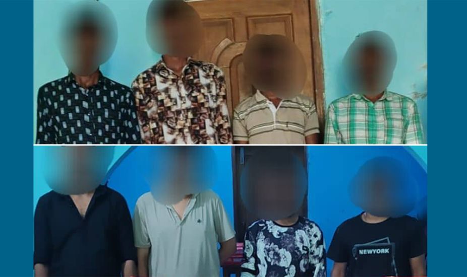 সিলেটে পুলিশের চেকপোস্টে ৮ জন আটক