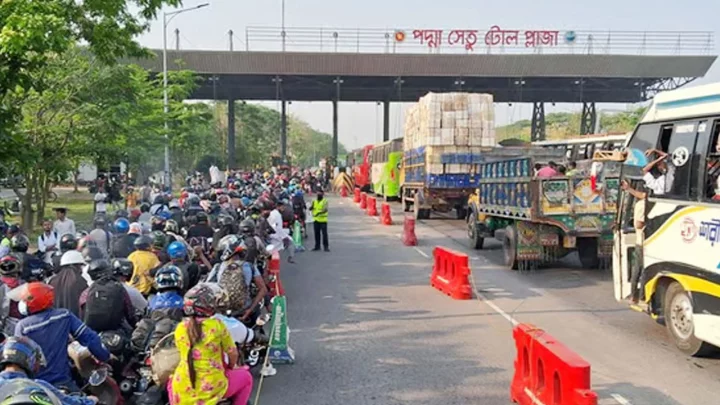 আজ থেকে পদ্মা সেতুতে স্বয়ংক্রিয়ভাবে টোল আদায় শুরু