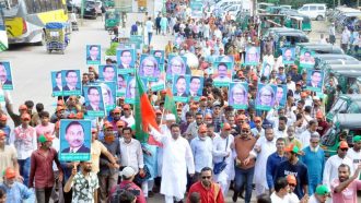 বিয়ানীবাজারে বিএনপি অঙ্গ-সংগঠনের বিশাল প্রচার মিছিল ও লিফলেট বিতরণ
