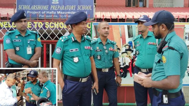 সিলেটে অবৈধ যানবাহনের বিরুদ্ধে অ্যাকশনে পুলিশ