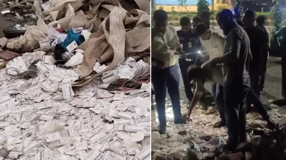 ময়লার ভাগাড় থেকে মিললো ৫ বস্তা এনআইডি কার্ড