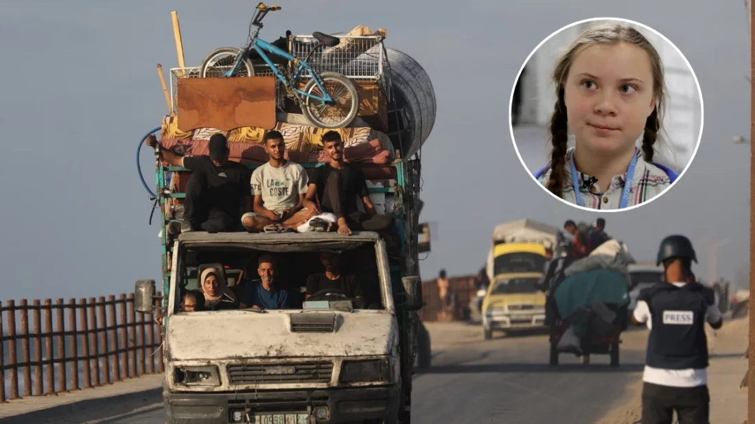 স্টারমারকে গাজায় ‘গণহত্যা’ থামিয়ে ‘আইনি দায়িত্ব’ পালনের আহ্বান গ্রেটা থুনবার্গের