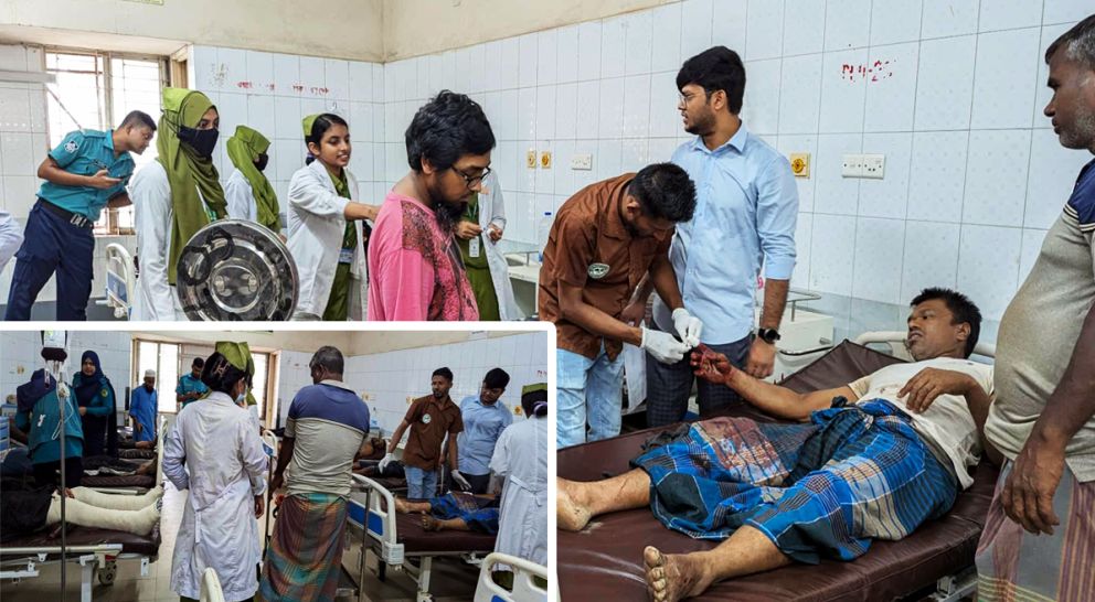 সিলেটে ফুটবল খেলা নিয়ে সংঘর্ষ, আহত ২০