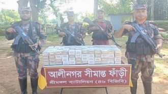 কুলাউড়ায় বিজিবির অভিযানে যা মিললো