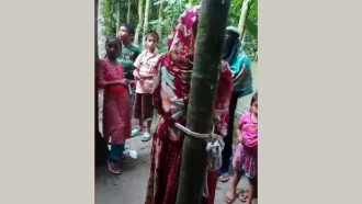 পীরগাছায় গৃহবধূকে গাছের সঙ্গে বেঁধে রাতভর নির্যাতনের অভিযোগ
