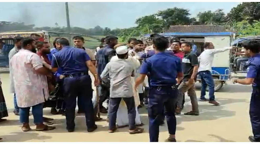 কোম্পানীগঞ্জ চেকপোস্টে হামলা, ৫ পুলিশ সদস্য আহত