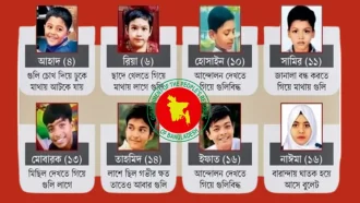 জুলাই আন্দোলনে নিহত শিশুদের পরিবারকে সম্মাননা দেবে সরকার