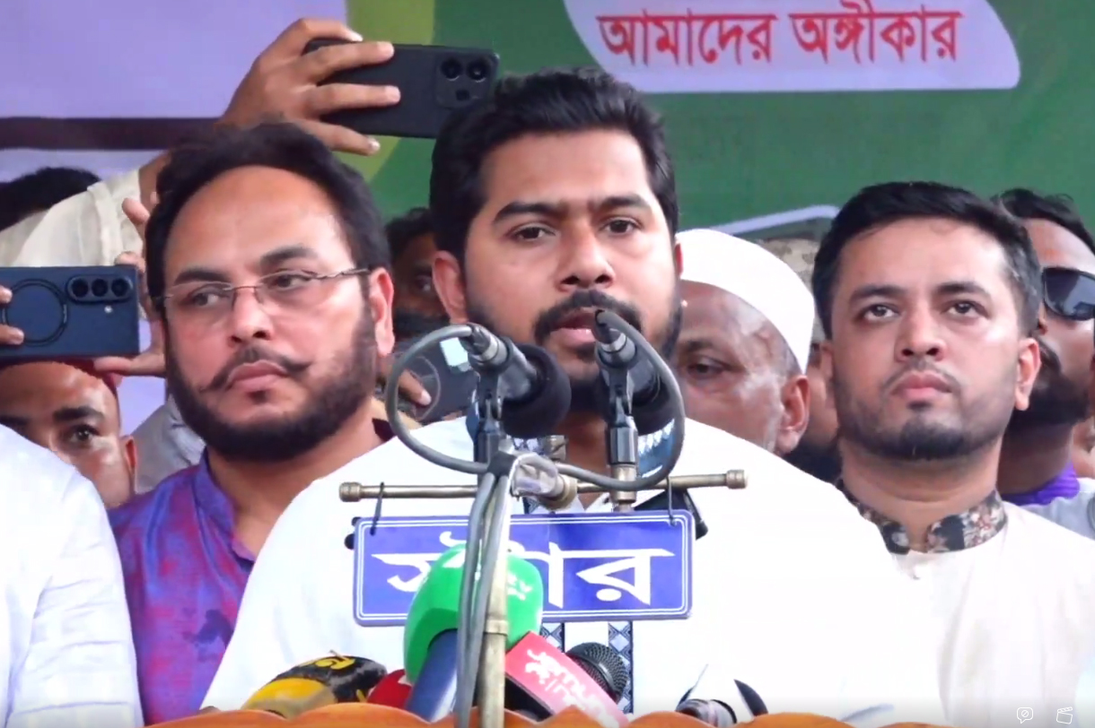 ফ্যাসিবাদী আগ্রাসনের বিরুদ্ধে জাতির মুক্তির লড়াই চলছে: বিয়ানীবাজারে ভিপি নূর