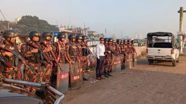 আইনশৃঙ্খলা রক্ষায় ঢাকাসহ ৪ জেলায় বিজিবি মোতায়েন