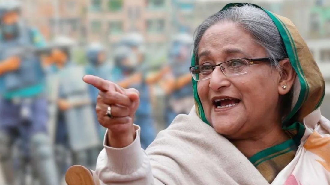 শেখ হাসিনার নির্দেশে ড্রোন, হেলিকপ্টার ও প্রাণঘাতী অস্ত্রের ব্যবহার