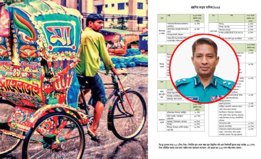 সিলেটে রিকশা কোথায় কত : সর্বনিম্ন ২০, সর্বোচ্চ ১০০ টাকা