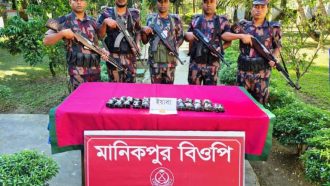 সিলেটের জকিগঞ্জ ভারত থেকে ঢুকলো ইয়াবার বিশাল চালান : ধরলো বিজিবি