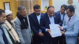 গোলাপগঞ্জে মনোনয়নপত্র জমা দিলেন এমরান চৌধুরী