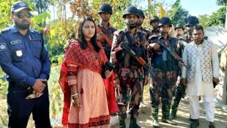 জৈন্তাপুরে সাড়ে ১৬ হাজার ঘনফুট বালু জব্দ