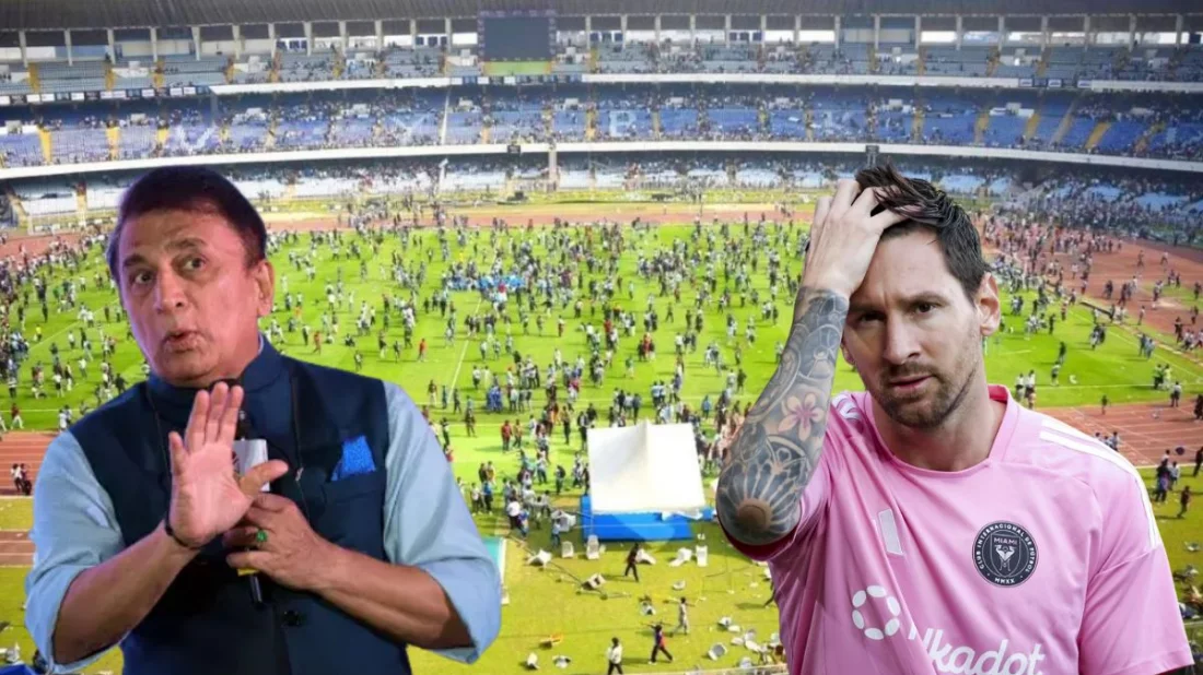 যুবভারতী স্টেডিয়ামে ভাঙচুরের ঘটনায় মেসিকে দোষারোপ করলেন গাভাস্কার