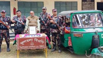 বিজিবি বিয়ানীবাজার ব্যাটালিয়নের অভিযানে ৩৮২০ পিস ইয়াবাসহ আটক ১