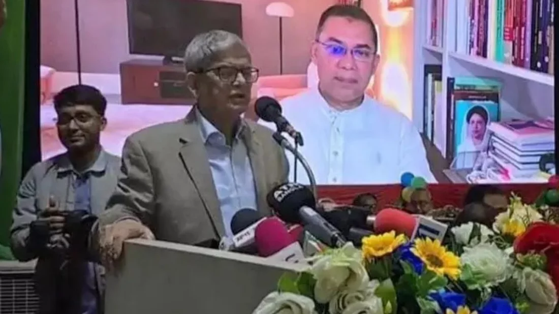 ২৫ ডিসেম্বর বাংলাদেশের পতাকা নিয়ে ঢাকায় নামবেন তারেক রহমান: মির্জা ফখরুল