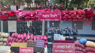 সীমান্তে থামছে না চোরা চালান, কোটি টাকার পণ্য জব্দ