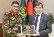 সেনাপ্রধানের সঙ্গে ফ্রান্সের রাষ্ট্রদূতের সৌজন্য সাক্ষাৎ