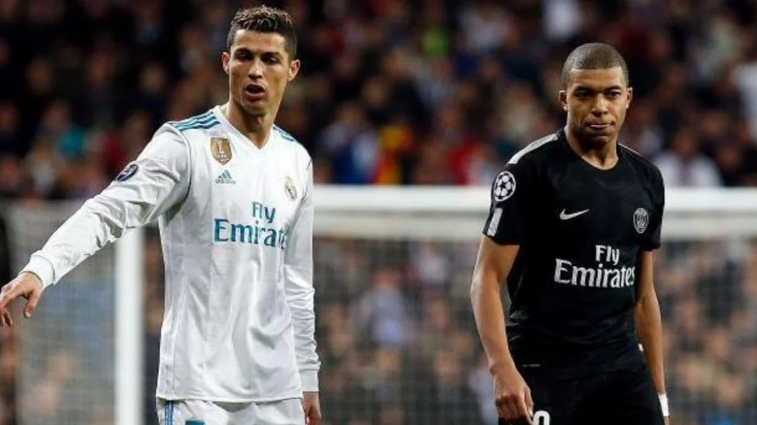 রোনালদোর রেকর্ড ভাঙার দ্বারপ্রান্তে এমবাপ্পে