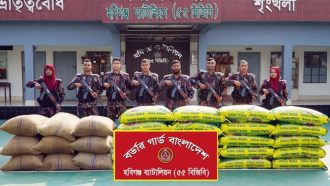 বিজিবির অভিযানে ৬৮ লাখ টাকার ভারতীয় পণ্য জব্দ