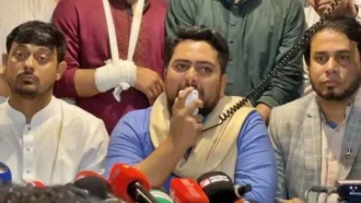 আমাদের প্রার্থীদের ওপর আঘাত এলে পাল্টা আঘাত হবে: নাহিদ ইসলাম