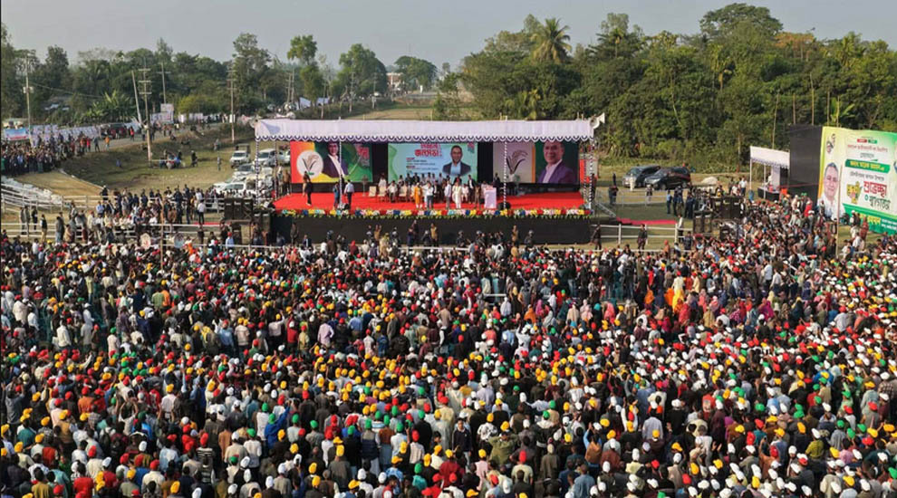 ‘দুলাভাই’ ‘দুলাভাই’ ধ্বনিতে মুখরিত সিলেটের আলিয়া মাঠ