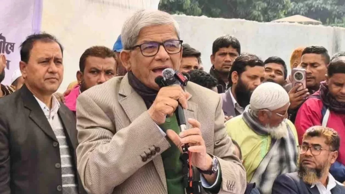 আমরা মানুষের কল্যাণ ও শান্তির জন্য রাজনীতি করি : মির্জা ফখরুল