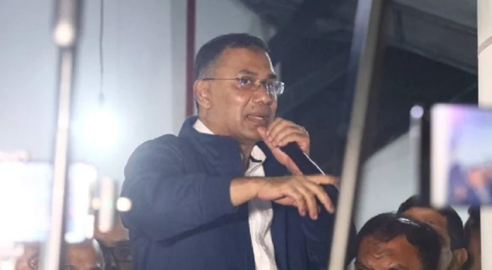 শ্বশুরবাড়ি গিয়ে ধানের শীষের জন্য ভোট চাইলেন তারেক রহমান