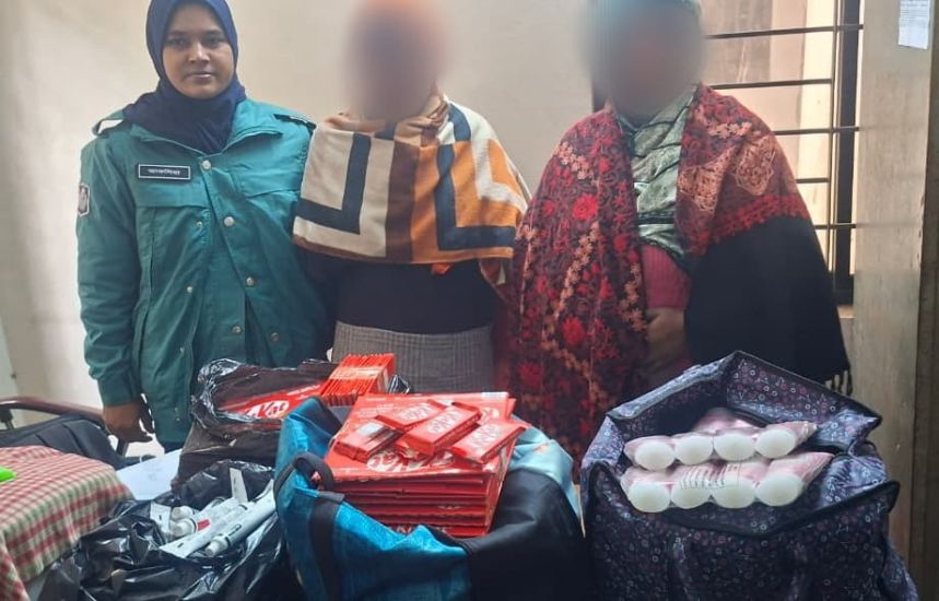 সিলেটে লিপি-হাসিনা কারাগারে