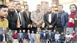 পুলিশ কমিশনারের সাথে জুলাইযোদ্ধা সংসদ সিলেট জেলা’র আহবায়ক কমিটির সাক্ষাৎ