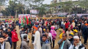 মিছিল-ঝংকারে মুখরিত সিলেটের রাজপথ