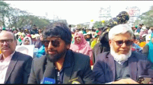 বিএনপির নির্বাচনি জনসভায় শাবির ভিসি-প্রোভিসি, চলছে সমালোচনা