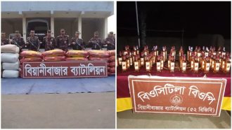 বড়লেখা সীমান্তে বিজিবির অভিযান, মাদক জব্দ