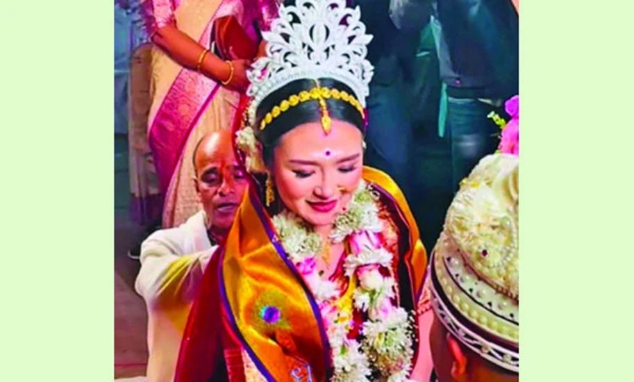 চীনা মেয়ে ক্রিস হুই ঘর বাঁধলেন মৌলভীবাজারে