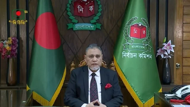 সন্ধ্যায় জাতির উদ্দেশে ভাষণ দেবেন সিইসি