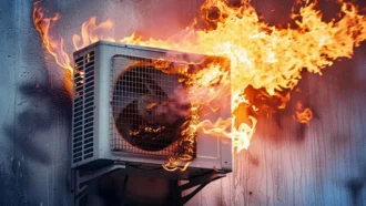 নারিন্দায় এসি বিস্ফোরণে আগুন, একই পরিবারের তিনজন দগ্ধ