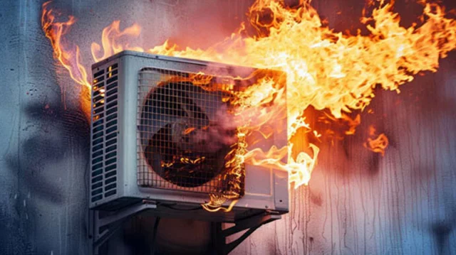 নারিন্দায় এসি বিস্ফোরণে আগুন, একই পরিবারের তিনজন দগ্ধ