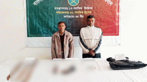 ওসমানীনগরে যৌথ বাহিনীর অভিযানে আ*গ্নে*আ*স্ত্র উদ্ধার, গ্রে ফ তা র ২