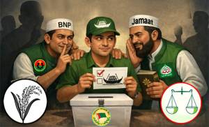 সিলেটে তলেতলে ‘আওয়ামী ভোটে’ নজর বিএনপি ও জামায়াতের