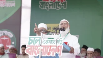 ১২ ফেব্রুয়ারি দেশের মানুষ ফ্যাসিবাদকে লাল কার্ড দেখাবে: জামায়াত আমির