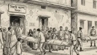 মিরপুরে বিহারি ক্যাম্প থেকে দুই শিশুসহ একই পরিবারের চারজনের মরদেহ উদ্ধার